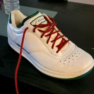 S. Carters size 10 white green and red.. barely used.. normal wear